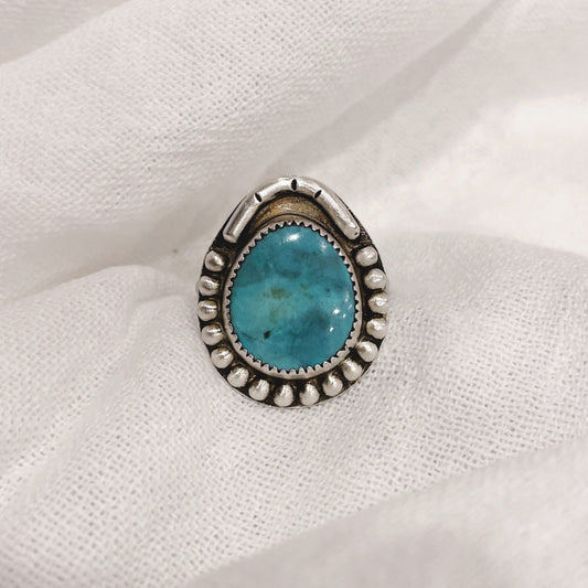 Yungai Turquoise Shield Ring